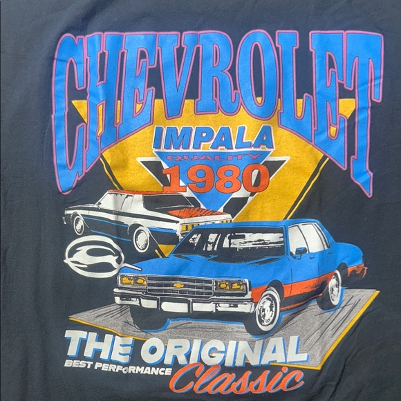 Chemistry - 1980 Chevrolet Impala ‘The Original Classic’ - Black Graphic Tee - Picture 3 of 3